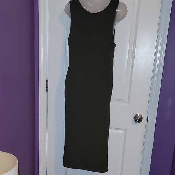 i jeans by Buffalo Olive Green Dress Sz: L - Picture 6 of 7